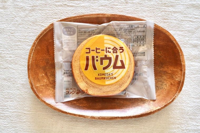 コメダ珈琲店「コーヒーに合うバウム」のパッケージ