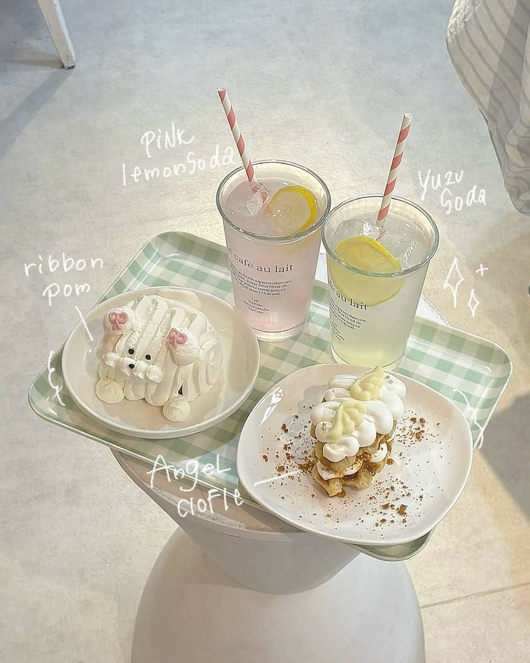 Arty Cafeのエンジェルコアスイーツエンジェルクロッフル