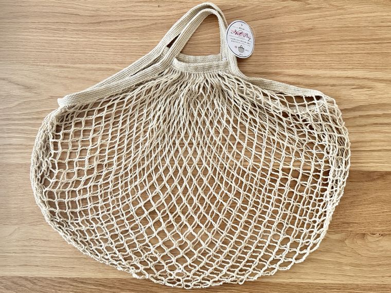 セリアネットバッグを広げた様子