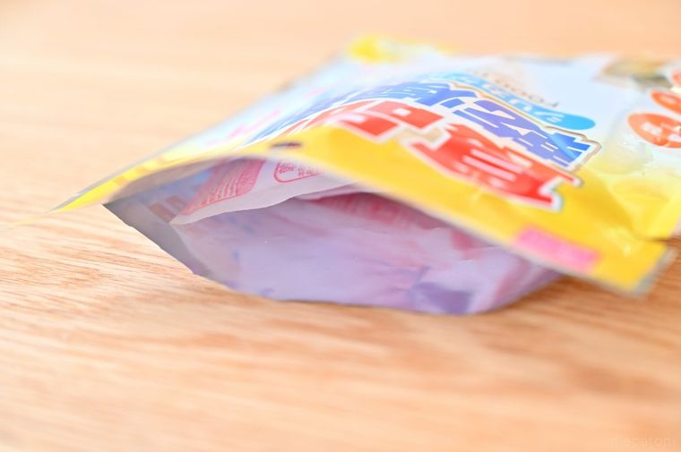 ダイソー「食品用乾燥剤」の開封口