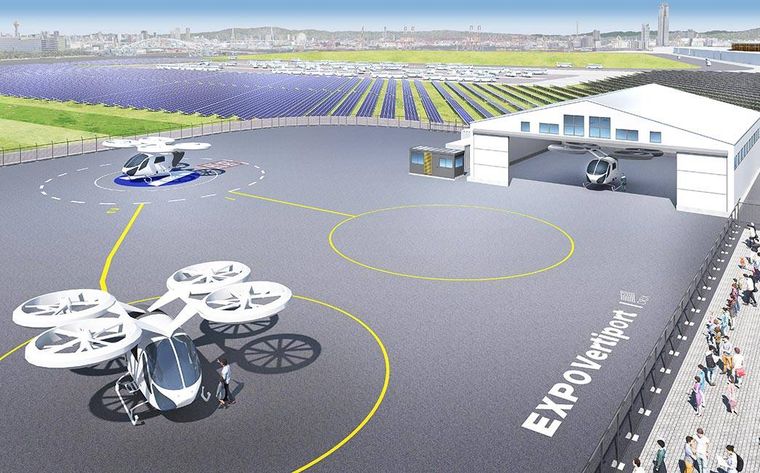 大阪・関西万博2025空飛ぶクルマイメージ