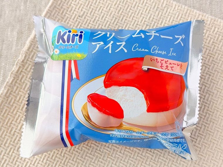 クリームチーズアイス Kiriクリームチーズ使用のパッケージ