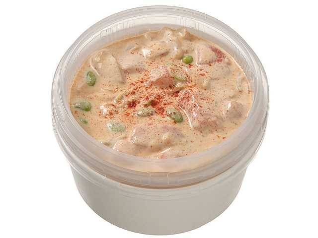 サーモンポキ丼 スパイシーマヨネーズ