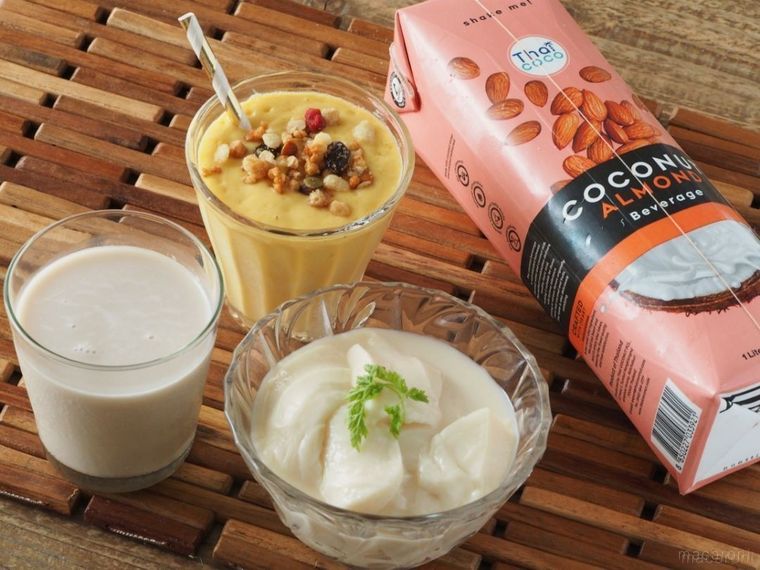 業務スーパーココナッツアーモンドミルクのアレンジ例