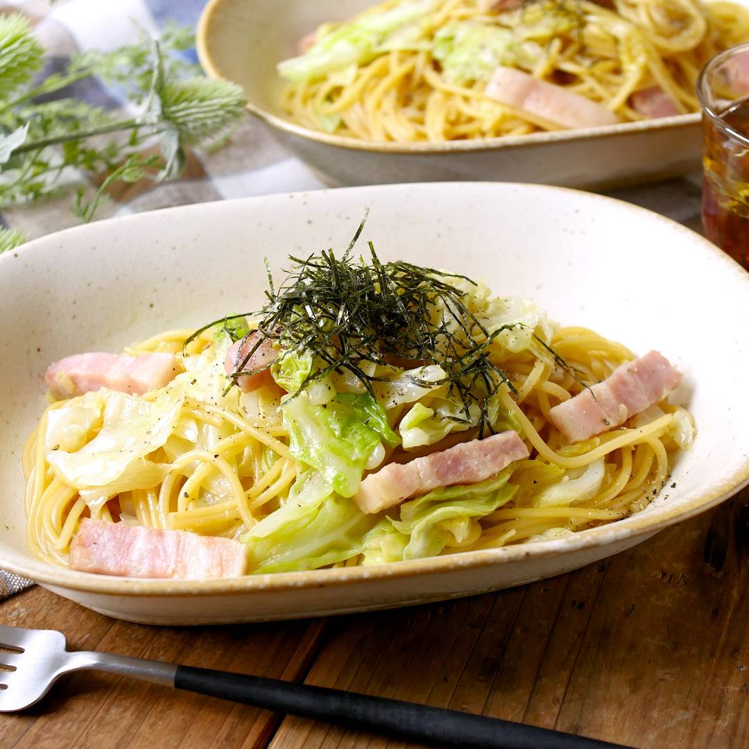 和風 パスタ キャベツ