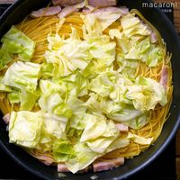作り方 キャベツとベーコンのめんつゆ和風パスタ