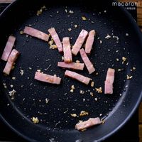 作り方 キャベツとベーコンのめんつゆ和風パスタ