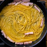 作り方 キャベツとベーコンのめんつゆ和風パスタ