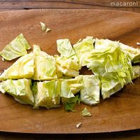 作り方 キャベツとベーコンのめんつゆ和風パスタ