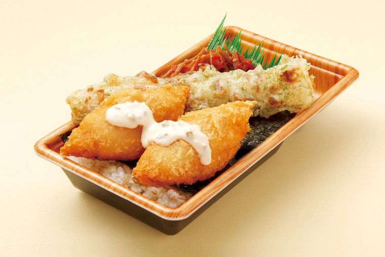 定番人気のタルタルのり弁当