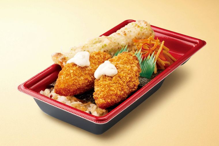 十六穀のタルタルのり弁当
