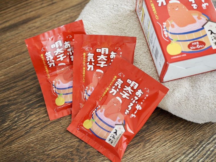 やまや「おふろで明太子気分入浴料」