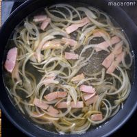 作り方 ベーコンと玉ねぎの和風パスタ