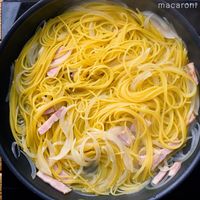 作り方 ベーコンと玉ねぎの和風パスタ