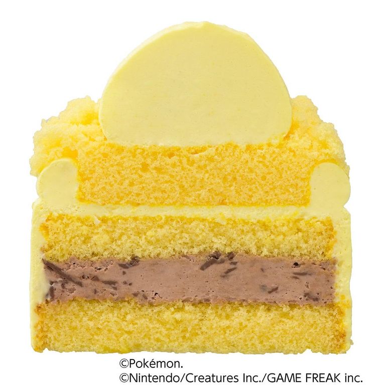 2. ＜ポケピース＞ピカチュウのチョコバナナケーキ-2