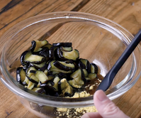 作り方 粉からしでなすの辛子漬け