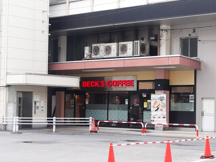 ベックスコーヒーショップ蕨店の外観