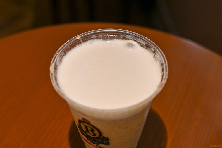 ドリンクの天面のアップ