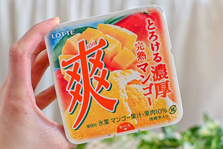 パッケージを持っているところ