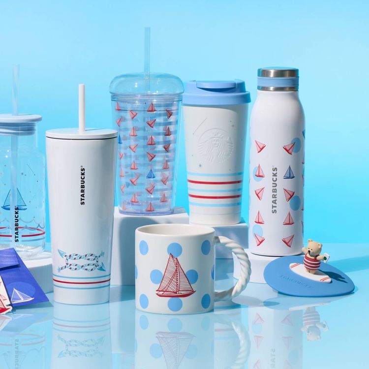 2025年スタバの夏グッズ第1弾は全19種！マリンデザインのコーヒー 