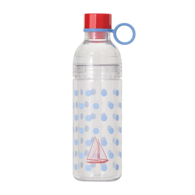 ストラップ付ダブルウォールボトルマリンドット473ml