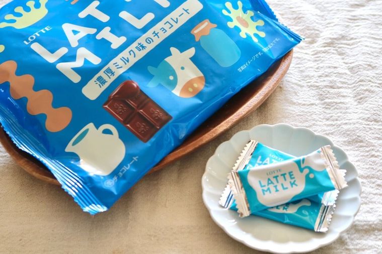 LATTE MILK（ラテミルク）のパッケージと個包装