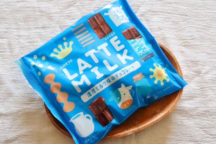 LATTE MILKのパッケージ