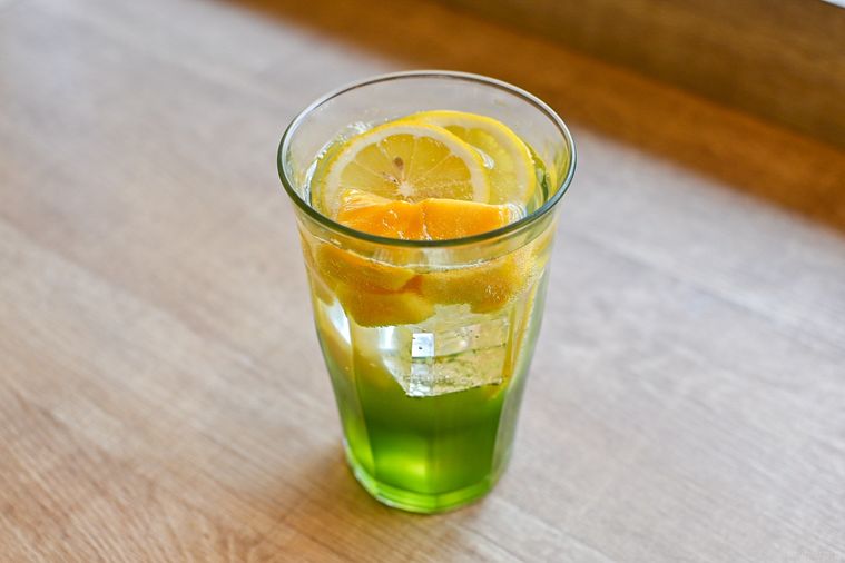 ソーダのアップ