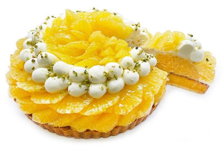 千葉県産「はっさく」とチーズクリームのケーキ