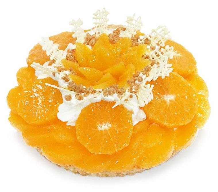 愛知県産「不知火」とホワイトチョコクラムのケーキ