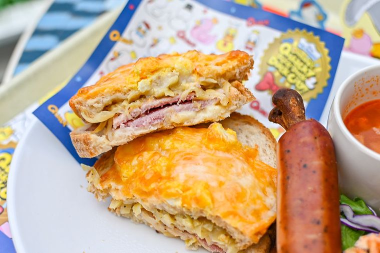 サンドイッチの断面