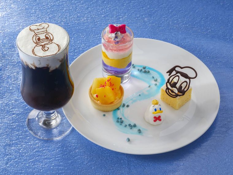 デザートとドリンクのセット