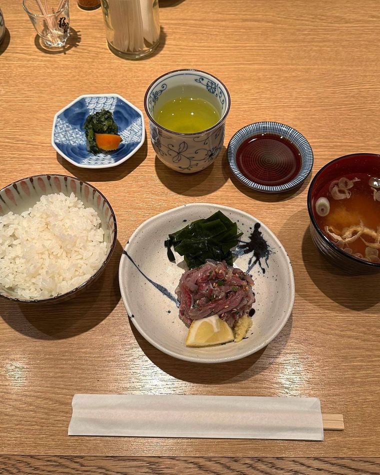 割烹中嶋の刺身定食