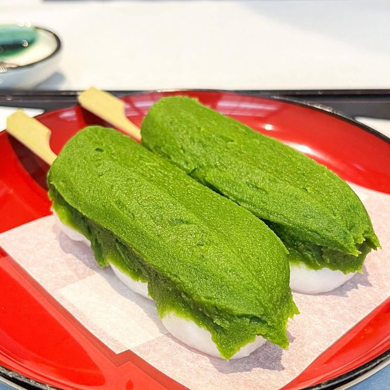 追分だんご本舗 新宿本店のだんご2本盛