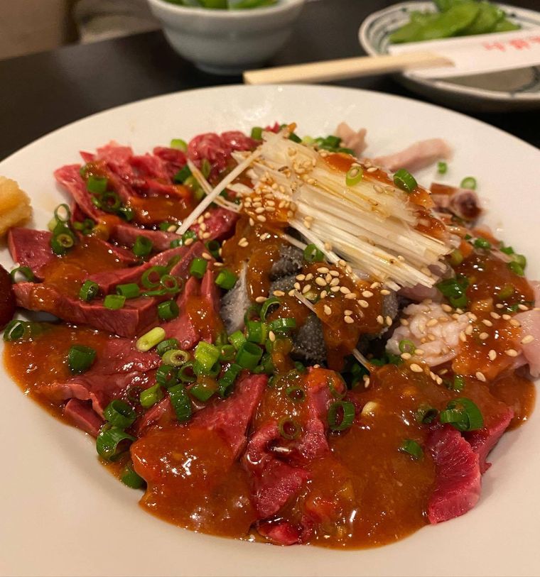 赤ちょうちんの刺身盛り合わせ 大