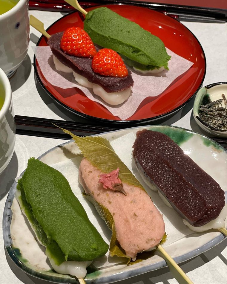 追分だんご 新宿本店のメニュー一例