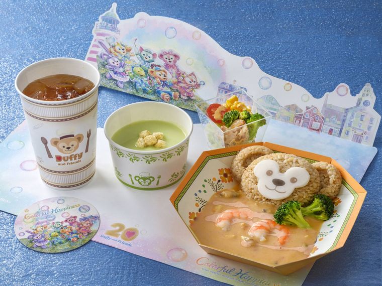 シーフードクリームライスのセット