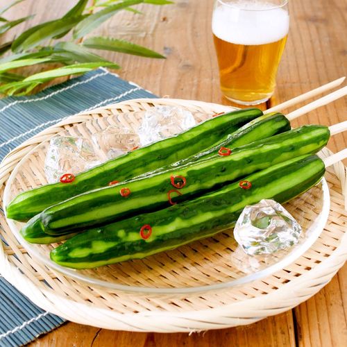昆布茶できゅうりの一本漬け
