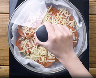 作り方 フライパンでトマトのチーズ焼き