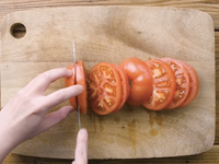 作り方 フライパンでトマトのチーズ焼き