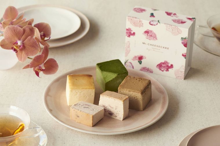 Mr. CHEESECAKE assorted 4Cube Bloom