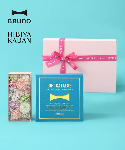 BRUNO日比谷花壇コラボの2025年母の日ギフト選べるギフトカタログとお花がセットに
