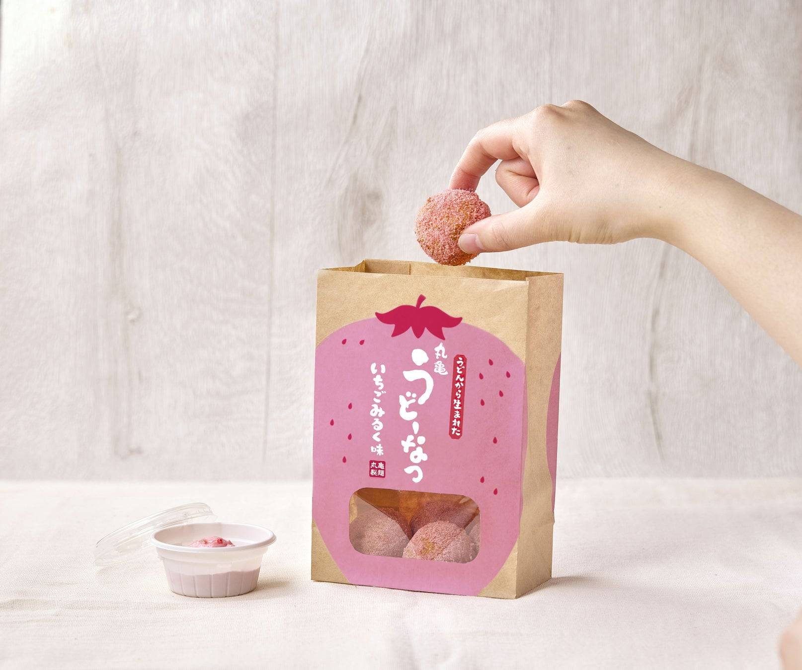 全国送料無料ギフト 丸亀うどーなつ」にいちごみるくを含む3種の新作登場！渋谷で その他
