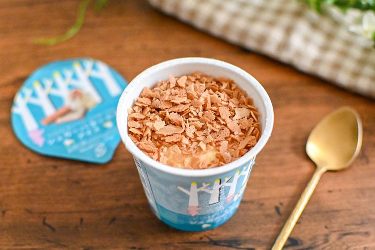 アイスの中身のアップ