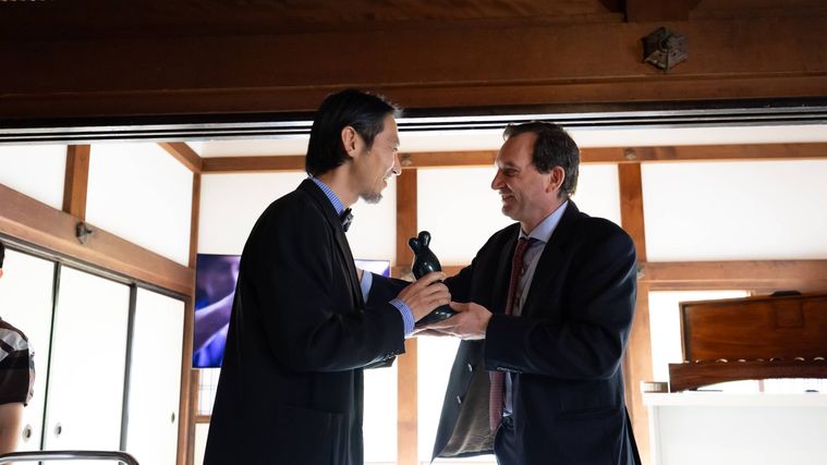 授賞式のようす