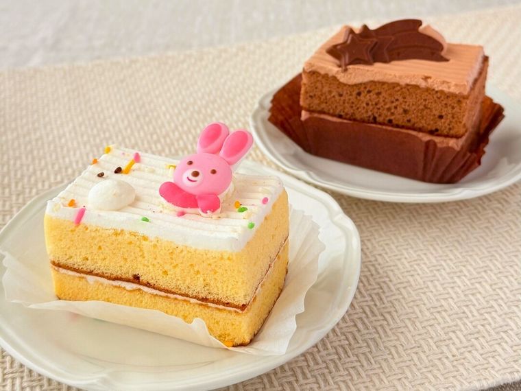 キッズショートとスターダストが並んでいる様子