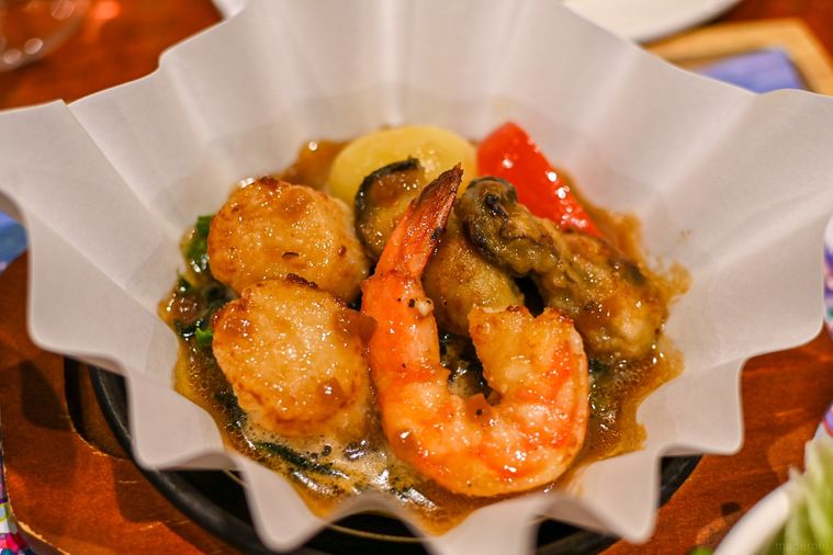 グリルのアップ