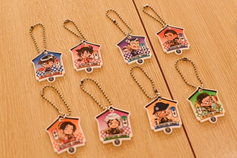 キーホルダーのアップ