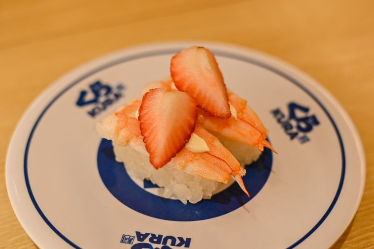 えびといちごの握り
