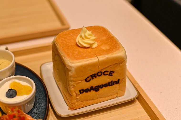 サイコロ生食パンのアップ